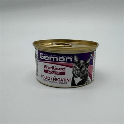 Gemon Mousse Sterilized Pollo e Fegatini 85 g