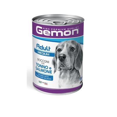 Gemon Dog Bocconi Tonno e Salmone 415 g