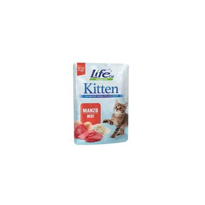 Life Cat Natural Buste Kitten Manzo 70 g