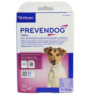 PrevenDog Collare Cane 60 cm 0-25 kg 2 PZ