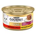 Gourmet Gold Intrecci Di Gusto Con Manzo e Pollo 85 g