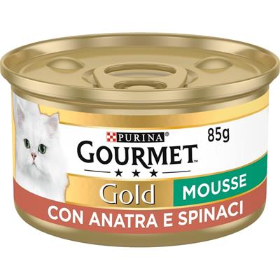 Gourmet Gold Mousse con Anatra e Spinaci 85 g