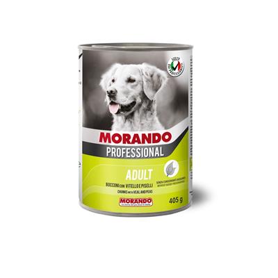 Morando Professional Bocconi Dog Vitello e Piselli 405 g