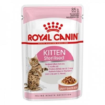 Royal Canin Cat Health Nutrition Wet Kitten Sterilised Gravy 85 g