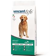 Vincent Life Adult con Manzo e Riso 15 kg