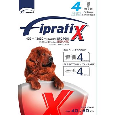 Fipratix per Cani di Taglia Gigante da 40 a 60 kg 4 Pipette