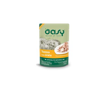 Oasy Buste Gatto Specialità Naturale Tonno con Orata 70 g