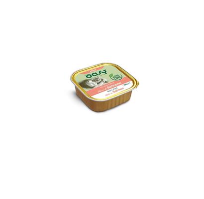 Oasy Umido Gatto Delizioso Patè con Salmone 100 g