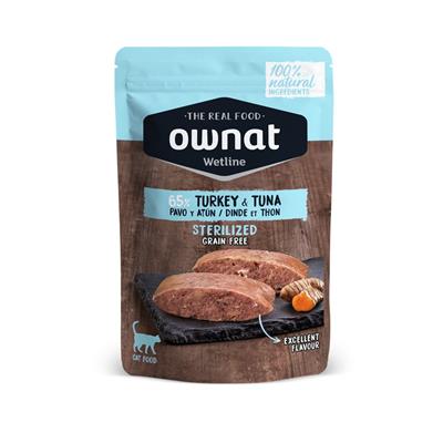 Ownat Wet Line Cat Sterilized Turkey & Tuna 85 g