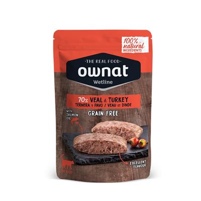 Ownat Wet Line Cat Veal & Turkey 85 g