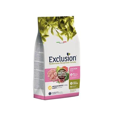 Exclusion Mediterraneo Medium Puppy Pollo 3 kg