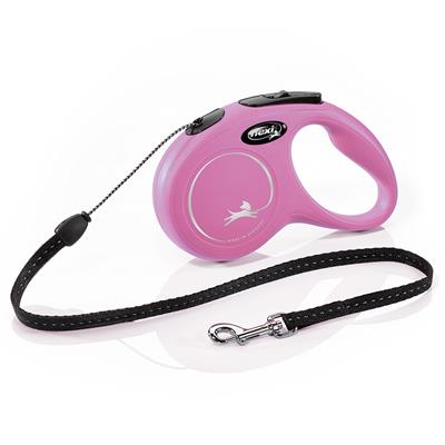 Guinzaglio Flexi New Classic Corda XS 3 Metri max. 8 kg Rosa