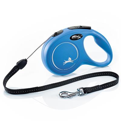 Guinzaglio Flexi New Classic Corda M 5 Metri max. 20 kg Blu