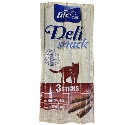 Life Cat Delisnack Sticks Manzo e Fegato 15 g