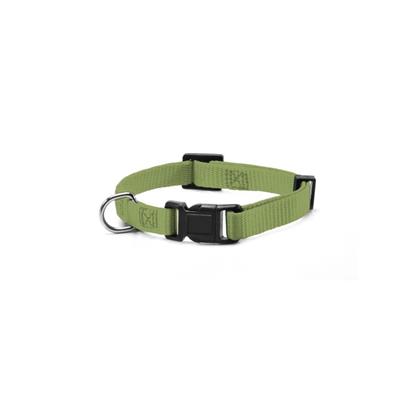 Collare Basic Record Nylon con Clip L 2,5x48-63cm Verde