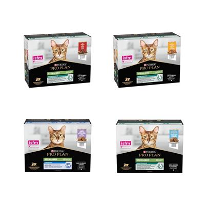 Purina Pro Plan Sterilised Busta Multipack 10x85 g