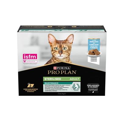 Purina Pro Plan Sterilised Busta Sterilised Adult Merluzzo 10x85 g