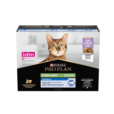 Purina Pro Plan Sterilised Busta Sterilised Senior Tacchino 10x85 g