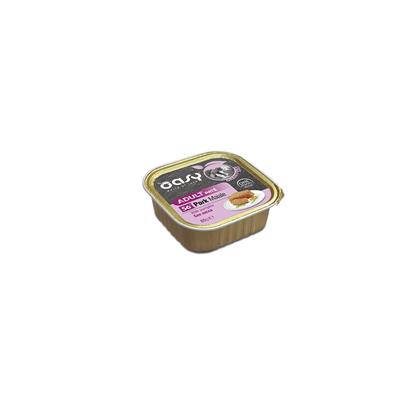 Oasy Umido Gatto Grain Free Patè Adult con Maiale e Zucca 85 g