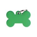 Medaglietta Basic Osso Piccolo 3x1,9cm Alluminio Verde