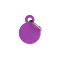 Medaglietta Basic Cerchio Piccolo 2,1x2,8cm Alluminio Viola