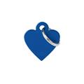 Medaglietta Basic Cuore Piccolo 2,8x2,5cm Alluminio Blu