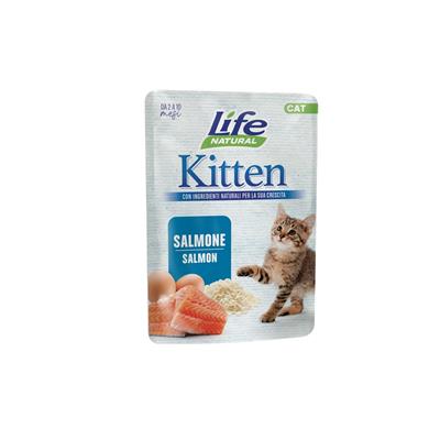 Life Cat Natural Buste Kitten Salmone 70 g