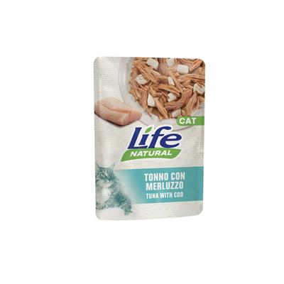 Life Cat Natural Buste Tonno con Merluzzo 70 g