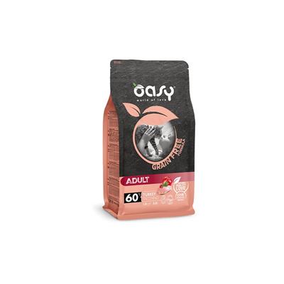 Oasy Secco Gatto Grain Free Adult con Tacchino