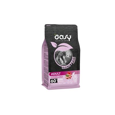 Oasy Secco Gatto Grain Free Adult Sterilized con Maiale