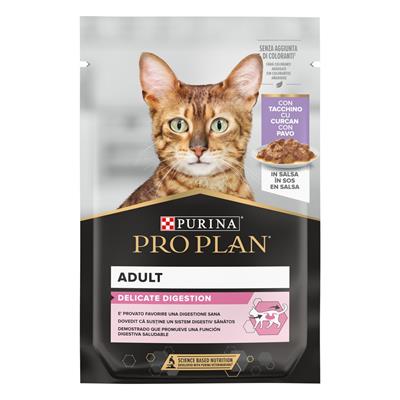 Purina Pro Plan Gatto Delicate Digestion con Tacchino 85 g