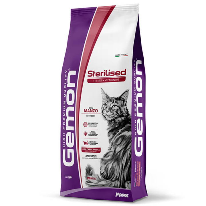 Gemon Gatto Sterilized Manzo