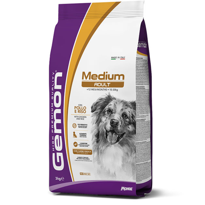 Gemon Cane Medium Adult Pollo e Riso