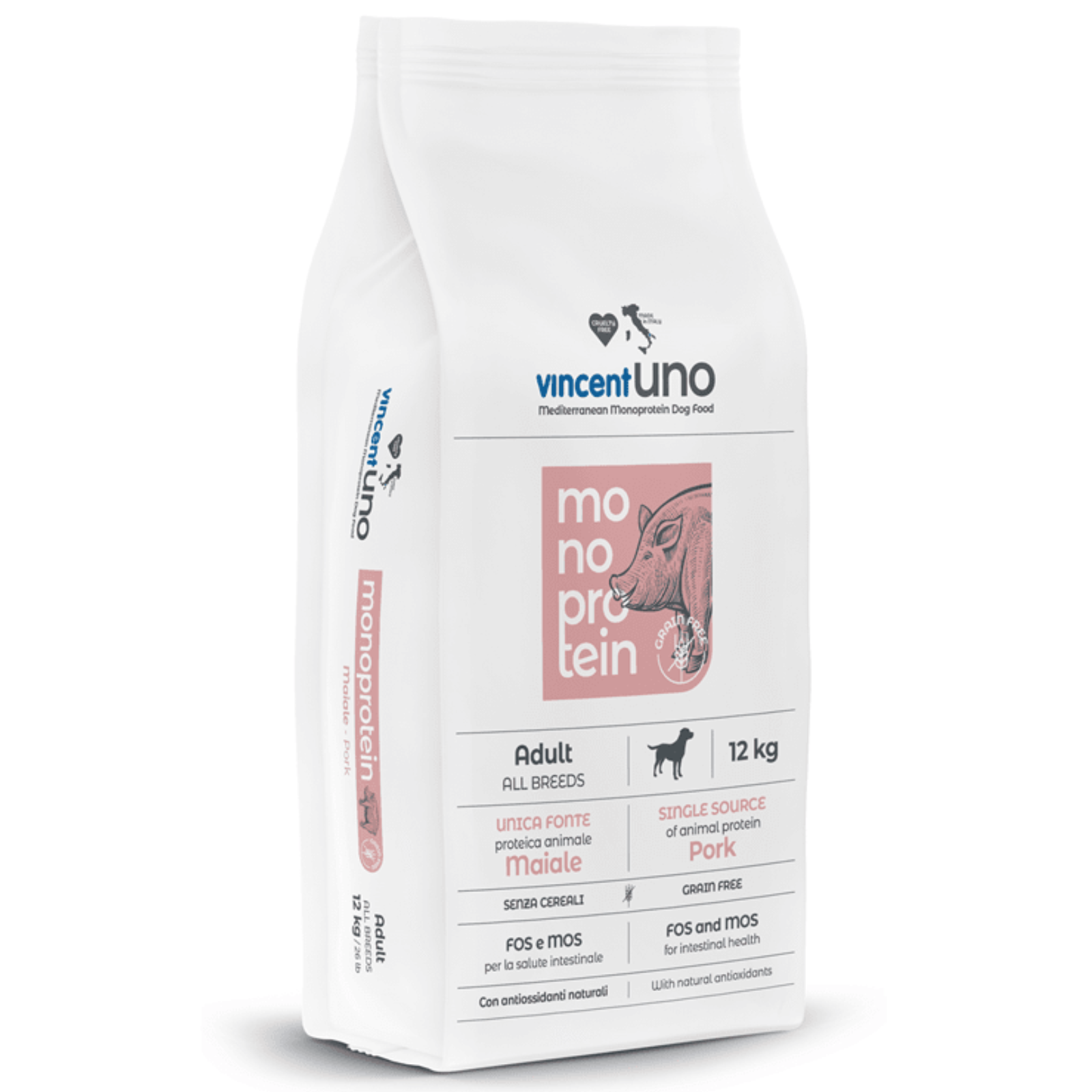 vincent-uno-monoproteico-adult-grain-free-al-maiale