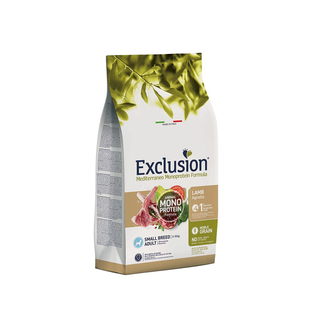 exclusion-mediterraneo-small-breed-adult-lamb-2-kg