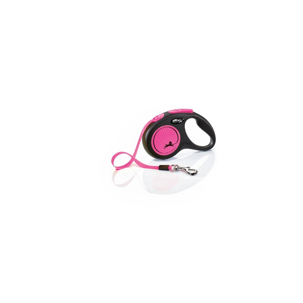 guinzaglio-flexi-new-neon-fascetta-s-5-metri-max-15-kg