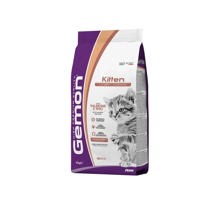 Gemon Gatto Kitten Salmone e Riso 2 kg