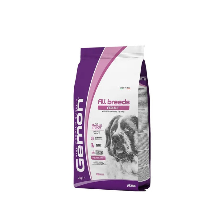 Gemon Cane All Breeds Adult Maiale e Riso