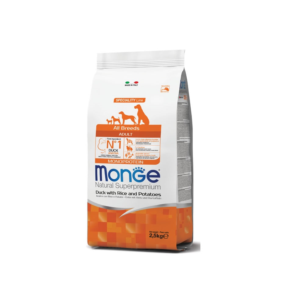 monge-superpremium-cane-allbreed-adult-anatra-riso-e-patate