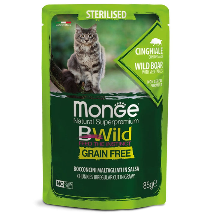 Monge BWild Cat Sterilised Bocconcini